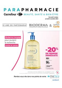 Prospectus Carrefour STAINS : Parapharmacie Octobre