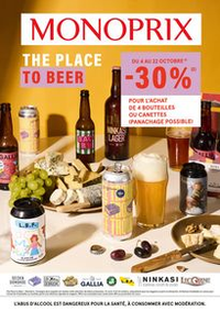 Prospectus Monop' Paris Sébastopol : The place to beer