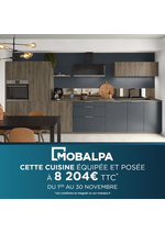 Prospectus Mobalpa : Cette cuisine équipée et posée à 8204 € ttc