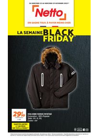 Prospectus Netto Morteau : SEMAINE PROCHAINE : LA SEMAINE BLACK FRIDAY