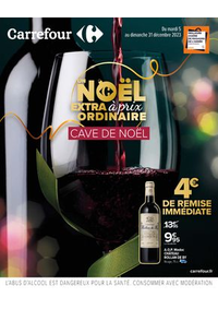 Prospectus Carrefour Drive MONDEVILLE : UN NOËL EXTRA A PRIX ORDINAIRE CAVE DE NOËL