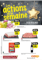 Les actions de la semaine - Coop Supermarché