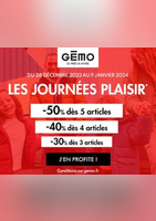 Les journées plaisir - Gemo