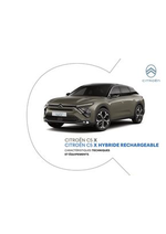 Prospectus Citroen : C5 X HYBRIDE &amp; C5 X - Versions et caractéristiques