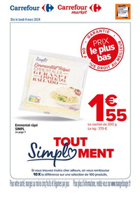 Prospectus Carrefour Express Grandpré : Des économies tout Simplement