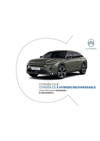 Prospectus Citroen SERRES : C5 X HYBRIDE &amp; C5 X - Versions et caractéristiques