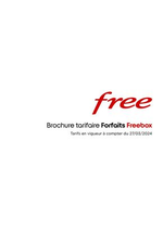 Prospectus  : Brochure tarifaire Forfaits Freebox