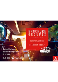 Prospectus Autogrill Champs : Groups service brochure 2024