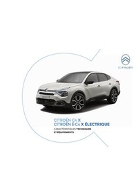 Prospectus Citroen LA CHAISE DIEU : C4 X - Versions et caractéristiques