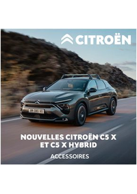 Prospectus Citroen LUZY : Citroën C5 X HYBRIDE RECHARGEABLE Brochure Accessoires