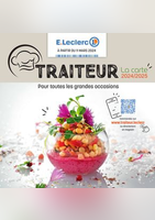 Carte Traiteur 2024/2025 - E.Leclerc