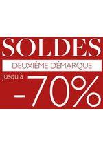 Promos et remises  : SOLDES deuxième démarque jusqu'à -70 %