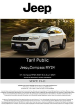 Promos et remises  : Jeep Compass MY24