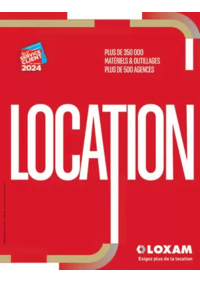 Prospectus Loxam SEDAN : Catalogue de location