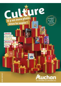 Prospectus Auchan Ajaccio : Culture : il y aura plein de surprises sous le sapin