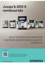 Prospectus Copra : Siemens Jusqu’à 200 € remboursés