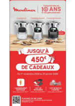 Promos et remises  : Moulinex jusqu'à 450€ de cadeaux