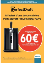 Promos et remises  : PHILIPS vous offre 60€ à utiliser sur Perfectdraft