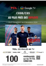 Promos et remises  : Jusqu'à 100€ remboursés avec TCL