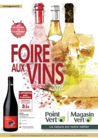 Prospectus Point Vert CARBONNE : Foire aux vins