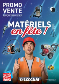 Prospectus Loxam Saint Jean de Verges : Materiels en fete