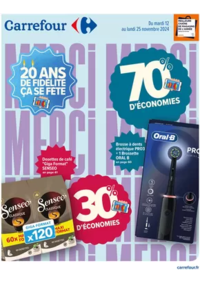 Prospectus Carrefour DRAGUIGNAN : 20 ANS DE FIDÉLITÉ ÇA SE FÊTE