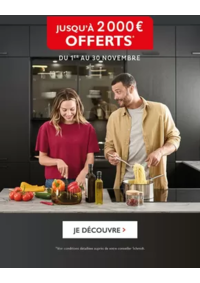 Prospectus Cuisines Schmidt CHAUMONT : Jusqu'à 2000 € offerts