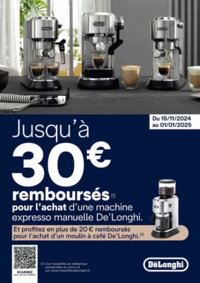 Prospectus Copra EMBRUN : DELONGHI Jusqu’à 30€ remboursés