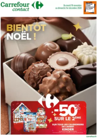 Prospectus Carrefour Contact ETANG SUR ARROUX : BIENTÔT NOËL !