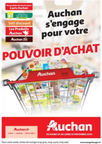 Prospectus Auchan MANOSQUE : Auchan s'engage pour votre Pouvoir D'achat