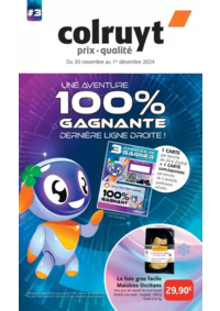 Prospectus Colruyt CORNIMONT : Une aventure 100% gagnante