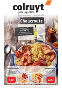 Prospectus Colruyt ST PIERRE D'ALLEVARD : Choucroute