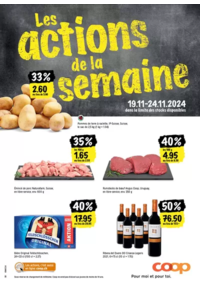 Prospectus Coop Supermarché Bevaix : Coop reklamblad