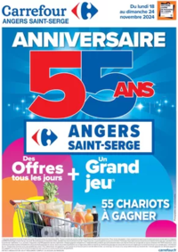 Prospectus Carrefour BOISSEUIL : CATALOGUE ANNIVERSAIRE - 55ANS ANGERS SAINT-SERGE