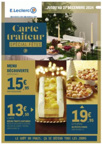 Prospectus E.Leclerc GAILLAC : CARTE TRAITEUR FESTIVE - MIXTE