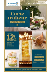 Prospectus E.Leclerc ORTHEZ : CARTE TRAITEUR FESTIVE - MIXTE