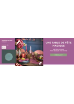 Promos et remises  : Une table de fête féérique