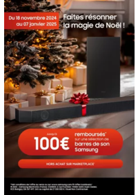 Prospectus Connexion FIGEAC : Samsung Faites résonner la magie de Noël !