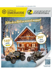 Prospectus Espace emeraude PINEUILH : Faites de ce Noel un moment magicue