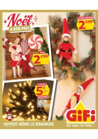 Prospectus Gifi ALES - ST HILAIRE DE BRETHMAS : Noël à bon prix