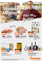 Prospectus Migros Supermarché : Sonderängbot für Sie