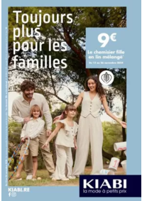 Prospectus Kiabi NEUVILLE FERRIERES : Toujours plus pour les familles