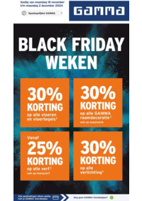 Prospectus GAMMA UCCLE : Black Friday Weken