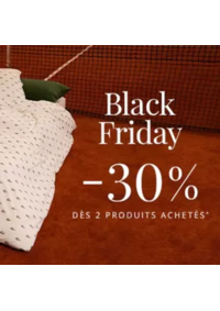 Prospectus Yves Delorme St TROPEZ : Black Friday -30% dès 2 articles