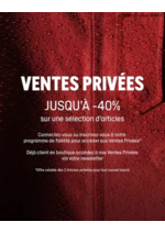 Prospectus Aigle : Ventes Privées jusqu'à -40%