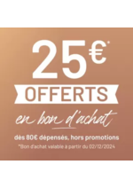 Promos et remises  : 25€ offerts en bon d'achat