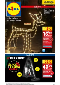 Prospectus Lidl HAUDAINVILLE (VERDUN) : Plongez dans l'esprit des fêtes de fin d'année avec notre collection de vêtements de Noël