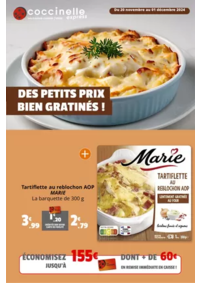 Prospectus Coccinelle Express COINCY : DES PETITS PRIX BIEN GRATINÉS !