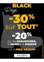 Promos et remises  : Black days -30%