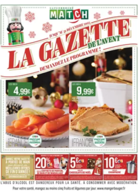 Prospectus Supermarchés Match Fournes-en-Weppes : LA GAZETTE DE L'AVENT